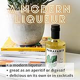 Parafante Fig Leaf Liqueur - Italian Aperitif - Notes of Coconut, White Chocolate, Walnut - try in cocktails like Negroni, Spritz or with tonic - 50cl - 20% ABV - Image 3