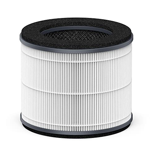 AP-T10-WT AP-T10FL Replacement Filter and AP-T10 Filter Compatible with Homedics Air Purifier Filter Replacement for Homedics Total Clean 4 in 1 Air Purifier AP-T10-BK AP-T10-WT with HEPA-Type, 1-Pack