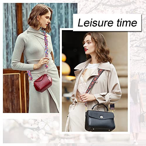 Image of CooBigo Purse Strap, Adjustable Replacement Crossbody Shoulder Strap for Handbag Messenger Bag Briefcase Guitar Laptop Bags 1-1 /2 inch Wide