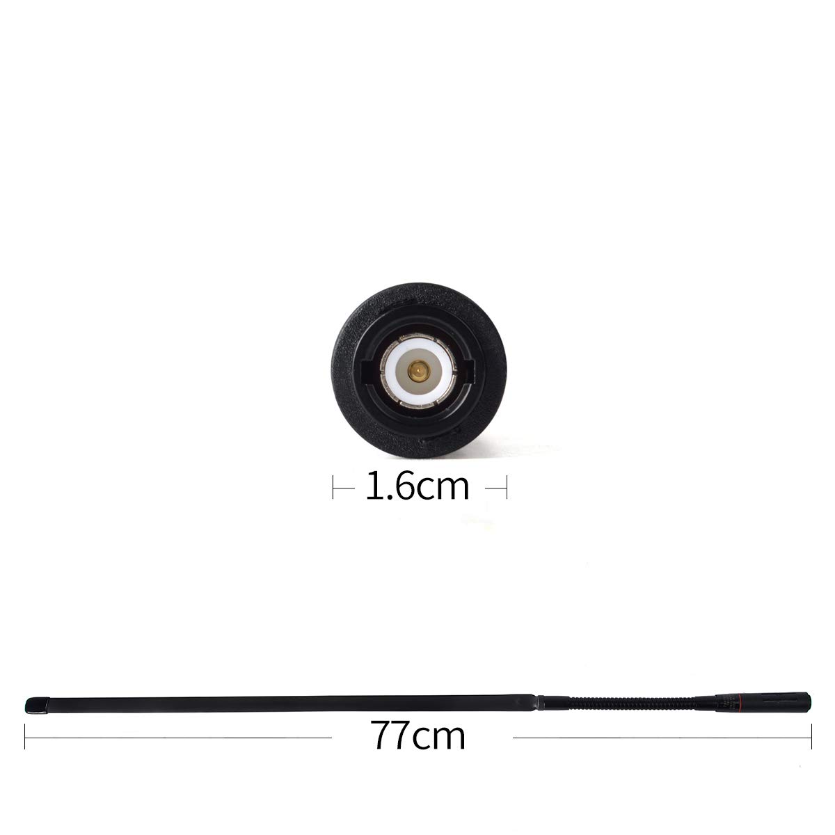 Amazon | TWAYRDIO 27MHz CB無線アンテナ BNC型接栓 巻き尺 戦術