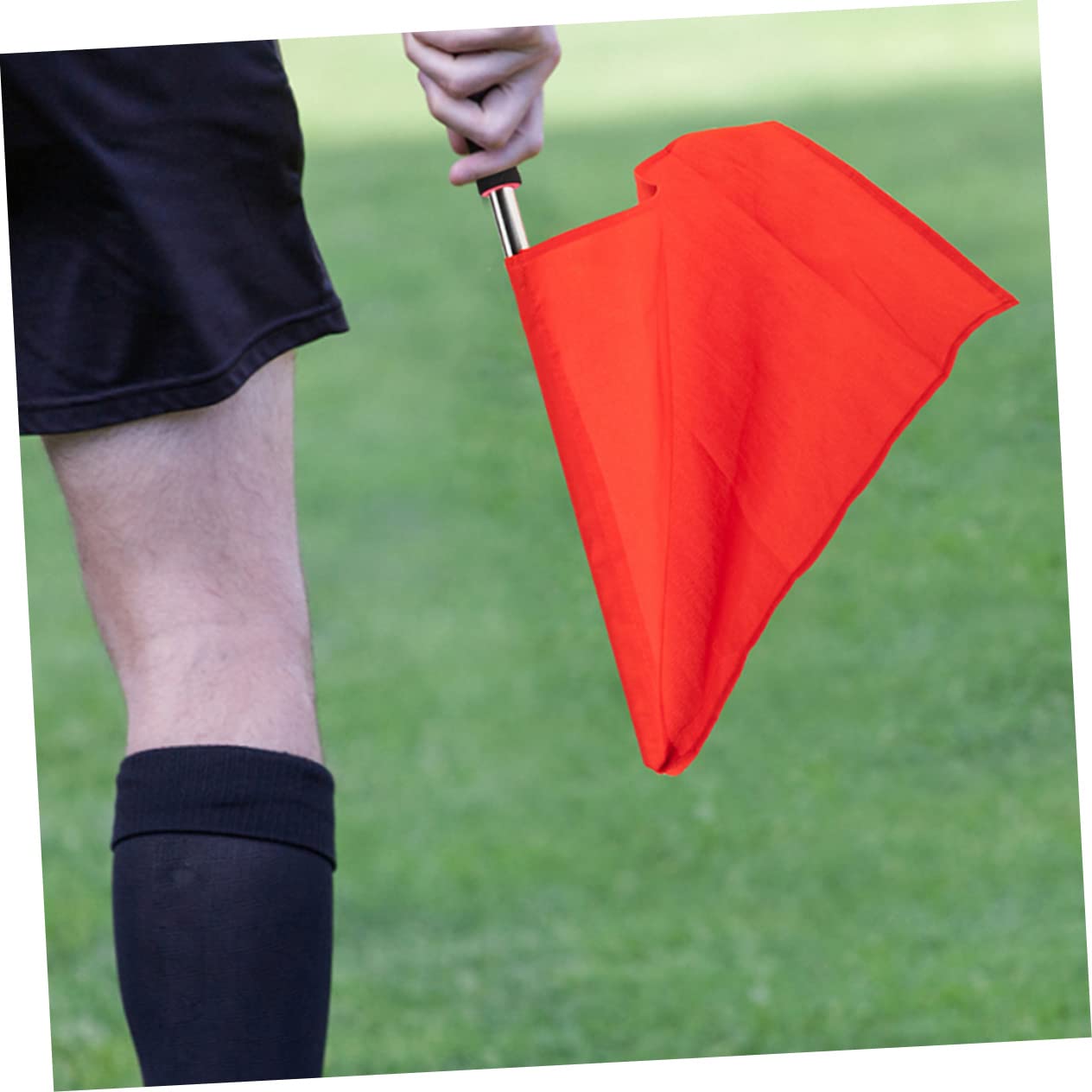 BIUDECO 2pcs Soccer Referee Kit Flags Sports Referee Event Flags for Football Training