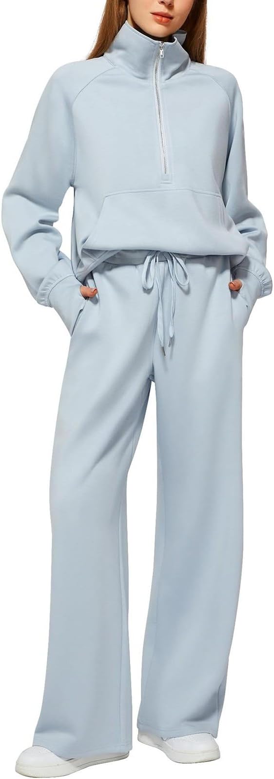 Lounge Wear Sets for Women UK Ladies Tracksuit Two Piece Active Track Suit Hoodie and Stretch Legging Gym Tracksuits Activewear Set Womens Clothes 2 Outfits Sweat