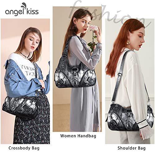 Image of Angelkiss Hobo Purses and handbags for Women Satchel Handbag Women Purses Large Daily Shoulder Bags