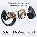 MINISO X15 PRO Translation Earbuds Open Ear Headphone Bluetooth 5.4 OWS AI Headphones Support 148 Languages Wireless Ear Buds with Earhooks IPX5 Waterproof Bluetooth Black（with AI）