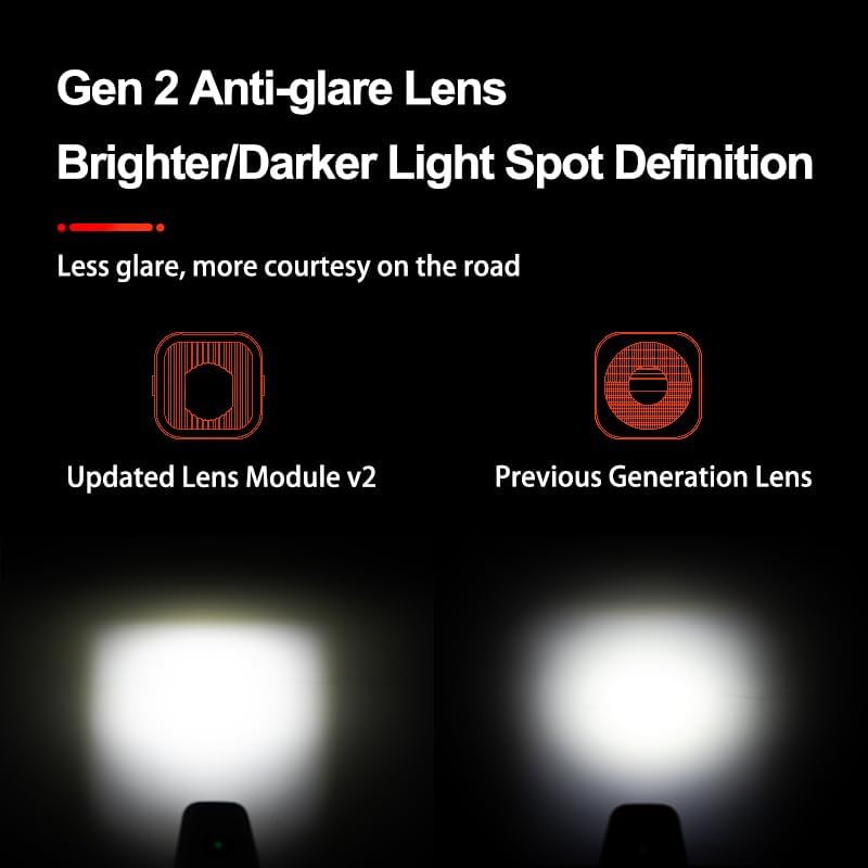 Miniatura 2 de TOWILD CL2000 Luces de bicicleta para montar por la noche,2000LM Super brillante bicicleta faro delantera,Luz delantera impermeable para bicicleta