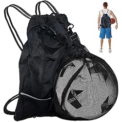 BNGXR Mochila Cuerdas, Mochila para Pelotas Mochila de Baloncesto Puede Llaves, hervidor de Agua Mochila Deporte Puede Almacenar Balones De Fútbol para Escolar Gimnasio Senderismo (Negro) 3 BNGXR Mochila Cuerdas, Mochila para Pelotas Mochila de Baloncesto Puede Llaves, hervidor de Agua Mochila Deporte Puede Almacenar Balones De Fútbol para Escolar Gimnasio Senderismo (Negro)