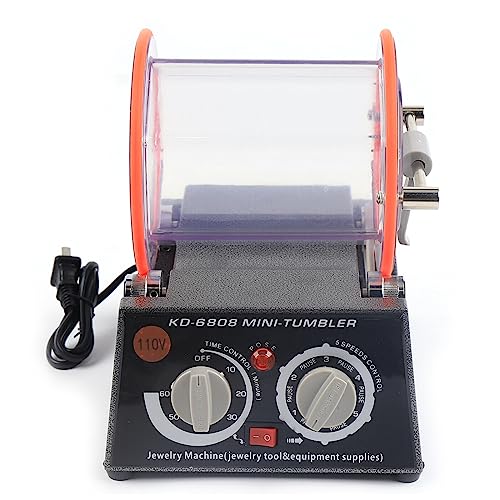 Titunjian CE-HJ-321-US-JYR Jewelry Polisher Tumbler 3Kg Electric Polisher Jewelry Rotary Finisher Machine cover