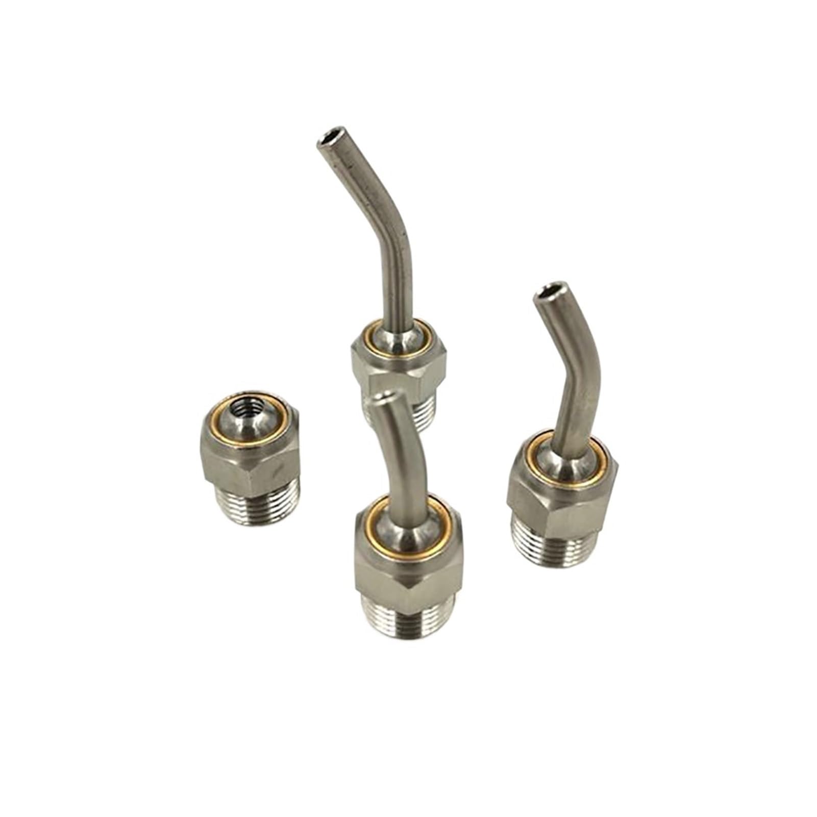 Boquilla de refrigerante de alta presión ajustable con pulverizador de agua for torre de herramientas de torno CNC, 1 unidad(M16X2.0,Pipe length 100mm)