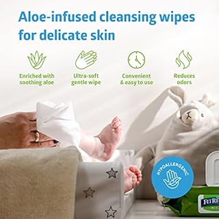 FitRight Personal Cleansing Wipes with Aloe (8x10 inch) | 600 Pieces Moisturizing Body Wipes for Adults Bathing and Incontinence Cleaning | Unscented Cloth Adult Wipes for Elderly Care