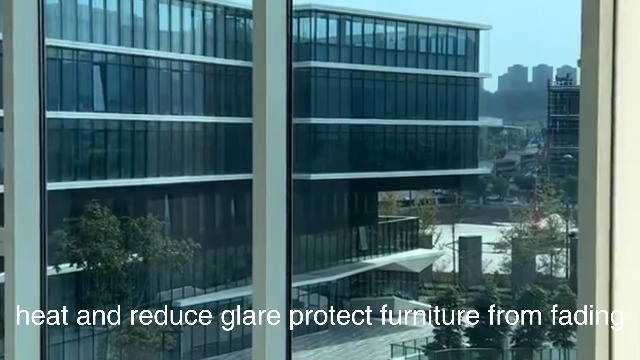 Película de privacidad para ventana efecto espejo 23.6 x 78.7 in miniatura 7