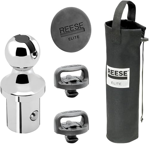 Reese Towpower 30137 Elite Series - Accesorio de cabeza de enganche de cuello de cisne, kit, bola de enganche de cuello de cisne, bolsa de