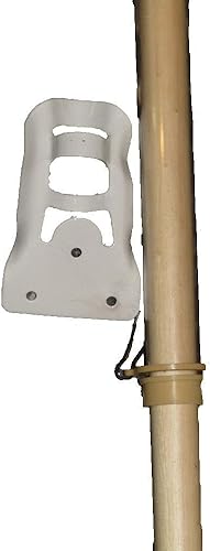 Miniatura 2 de Ant Enterprises Bandera estadounidense de 3 x 5 con soporte de montaje en pared de madera de 5 pies