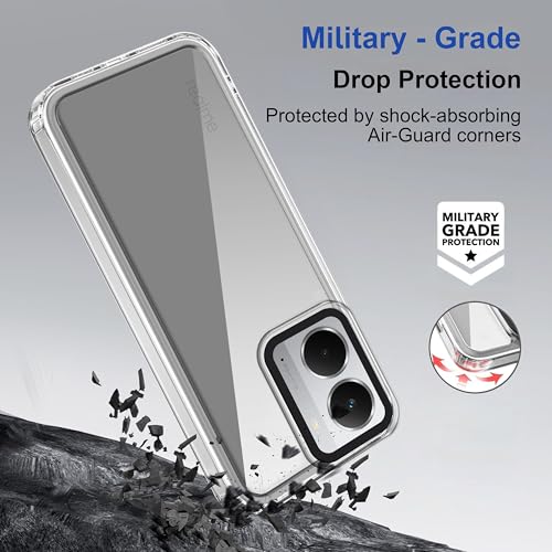 Image of amazon basics Back Case Cover for Realme P3 5G | Compatible for Realme P3 5G Back Cover | Case Cover with Camera Protection | (TPU + PC | Transparent)