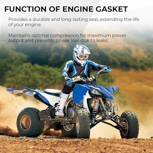 Kit de joints de culasse noirs étanches pour moteur de quad YFZ450