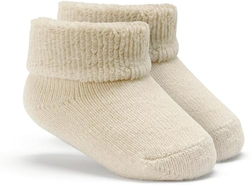 Miniatura 5 de Little Me Calcetines para bebé, paquete de 6 calcetines de rizo para recién nacidos, bebés y bebés, de 0 a 6 meses
