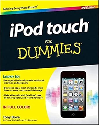 iPod touch For Dummies® 3rd Edition iPod touch For Dummies® 3rd Edition book cover