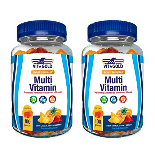 Multivitamínico Gummies - 2 unidades de 100 Gomas Sortidas - VitGold