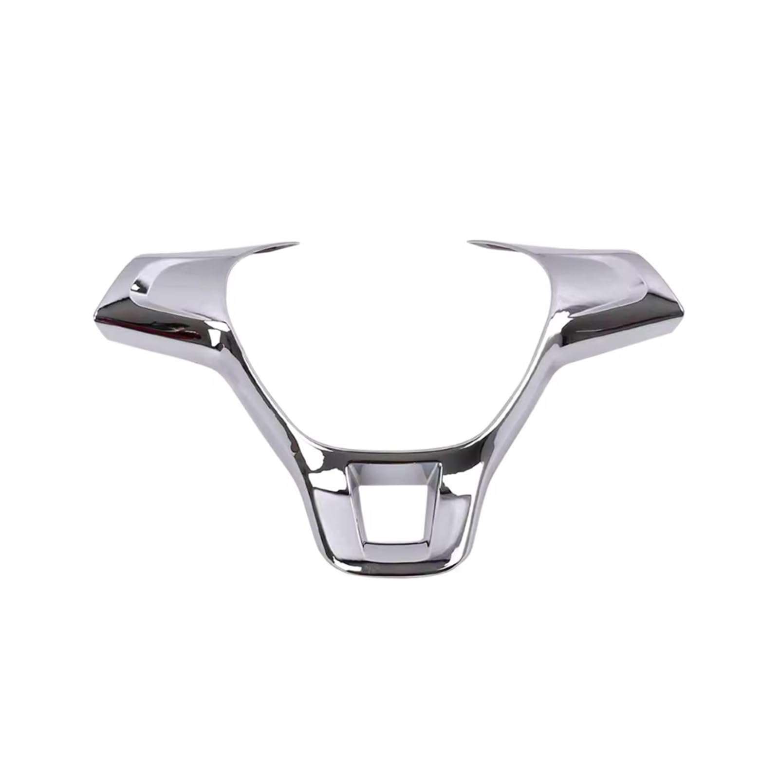 Car Interior Moulding Trim for VW for Golf 7 for GTI for MK7 for Polo 2014 2015 for Jetta for MK6 2016 Car Interior Steering Wheel Cover Trim Sticker(Bright Silver)