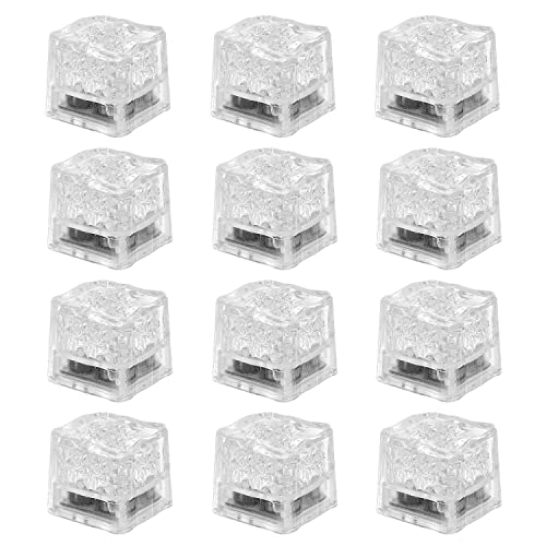 Cubos de hielo LED naranja, pack 12 unidades miniatura 2