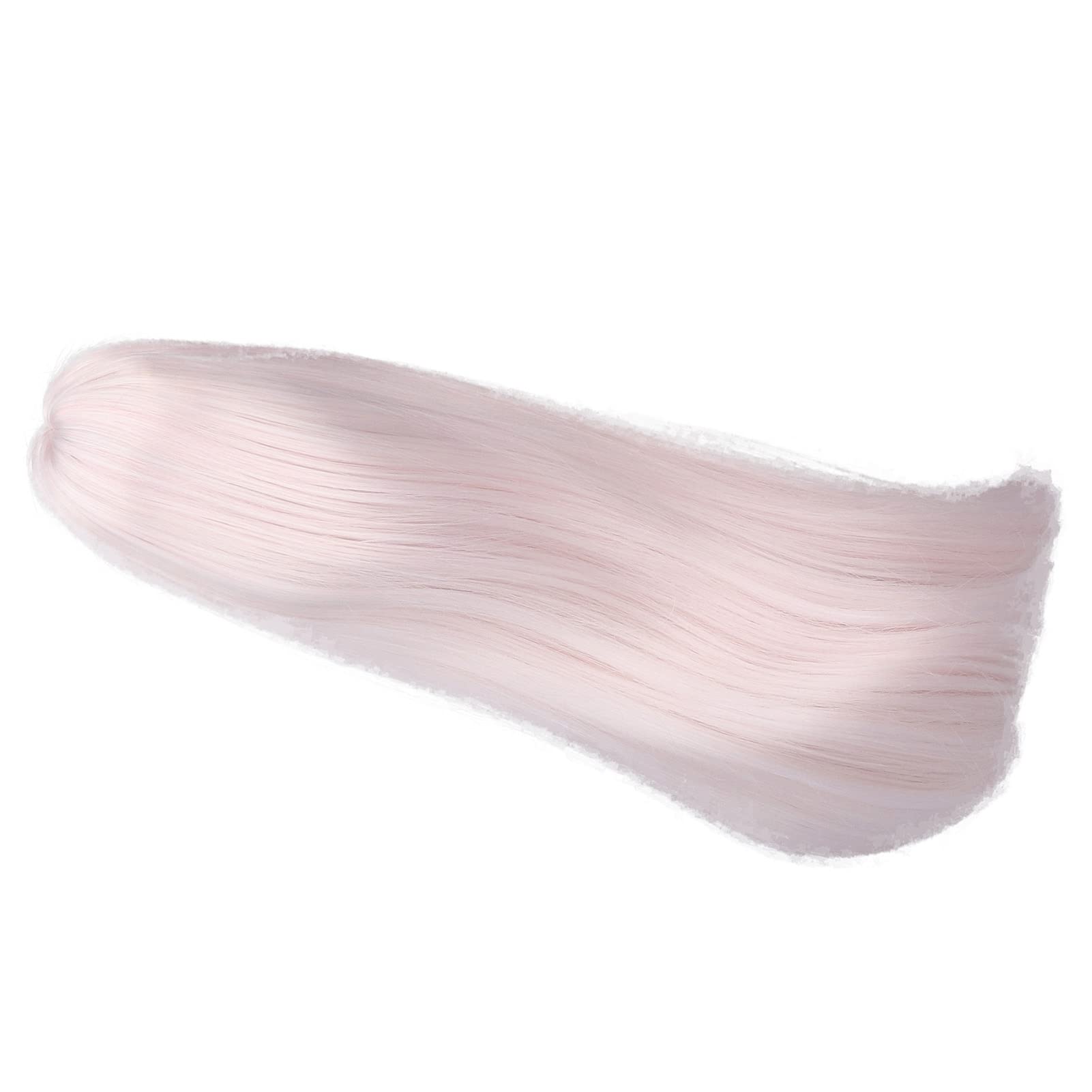 Doll Wig 1/3 BJD SD, Straight 8 to 9 Inches, Small, Light Gold/Pink, Handcraft Materials - Image 4