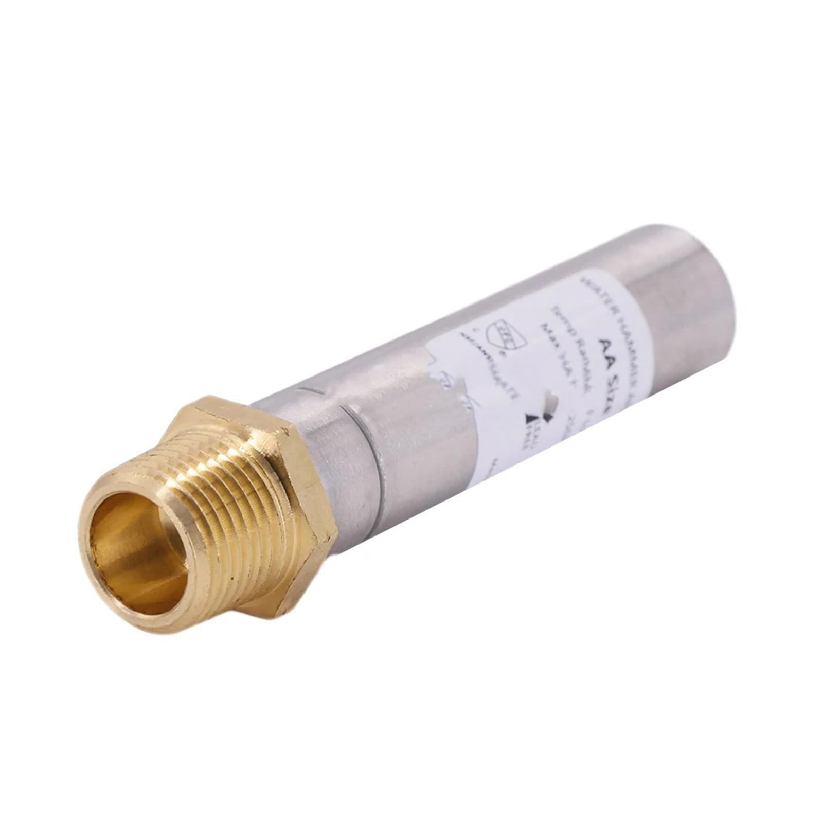 2PCS Stainless Steel Water Hammer Arrester 1/2" NPT Male Pipe, Water Hammer Arrestor