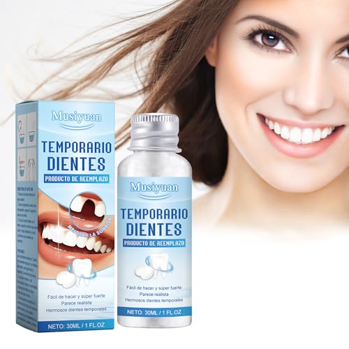 Kits de reparación dental temporal, kit de empaste dental, perlas de reparación dental para la fijación temporal de empastes de dientes faltantes y rotos, dientes postizos moldeables