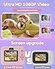 Dylanto Kids Camera Instant Print,1080P Kids Instant Cameras that Print Photos,Christmas Birthday Gifts for Girls Age 3-12,Portable Toy for 3 4 5 6 7 8 9 10 Year Old Girls Boys Pink