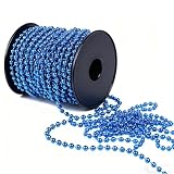 amazon blaue perlenkette [Qualitätsmaterial] Unsere perlenkette weihnachtsbaum besteht aus hochwertigem Kunststoff in hellen Farben und hat eine glänzende Oberfläche. Sie verblasst nicht, rostet nicht und ist langlebig sowie bruchfest. Ideal zum Verzieren von Weihnachtsbäumen, Kränzen und Tischdekorationen, um eine festliche Atmosphäre zu schaffen.