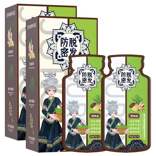 Ginger Shampoo Against Hair Loss 2 Box Dense Hair Shampoo Plant E...