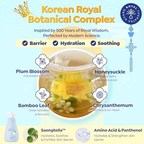 Image of GOONGBE Kids' Bath Time Set - Korean Silky Shampoo & Mild Body Wash - Complete Hair & Body Care for Sensitive Skin - Low pH, Silicone-Free Formula - Allergen Free Scent, 10.1 fl.oz each