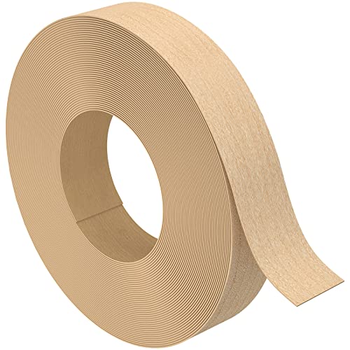 Image of Maple Edge Banding, 3 /4 inch x 10ft roll of Wood Edge Banding Pre-glued Flexible, Veneer Tape Banding for Cabinet Repair Furniture