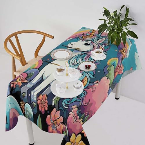 Nappe rectangulaire haut de gamme en lin couleur cheval style rustique chic - 3