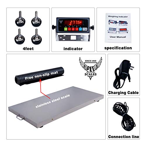 Báscula digital PEC para animales 700lb 42x20 pulg miniatura 2
