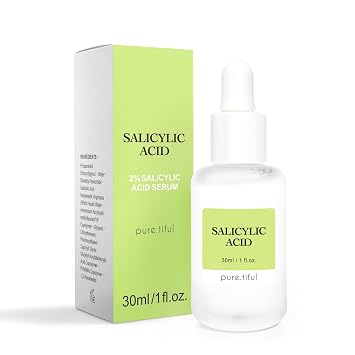 2% Salicylic Acid BHA Serum for Acne & Blackheads - Unclogs Pores, Oil Control, Sensitive-Skin Safe, Fragrance-Free,1 fl.oz