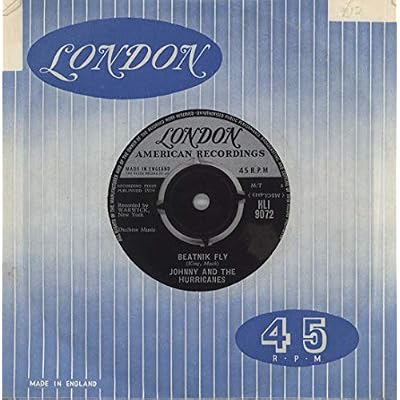 Johnny And The Hurricanes Beatnik Fly UK 45 7" single +Sand Storm