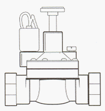 Irritrol 205SF Globe Valve Slip Connection with Flow Control, 1