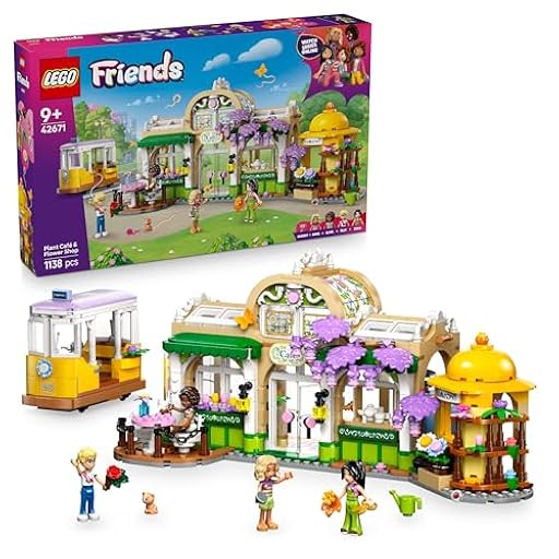 LEGO Friends Café Botánico y Floristería de Juguete - 4 Mini Muñecos, Figura de Gato, Tranvía y Accesorios de Cocina Inc. Pasteles, Tazas y Tetera - Regalo de Cumpleaños para Niñas de 9+ Años 42671 | Ya disponible en tu tienda friki favorita! En mundofriki.es!