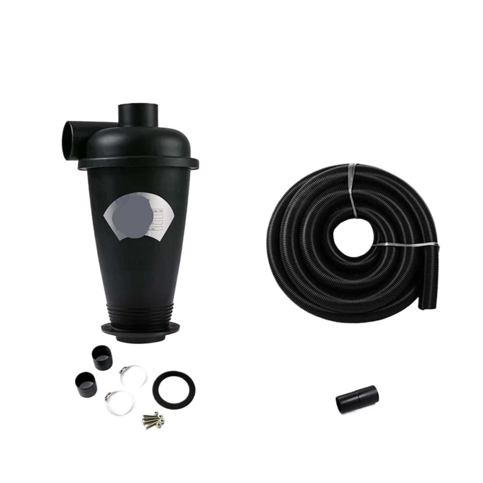 Juego de separador ciclónico con manguera de 32mm de diámetro interior y adaptador, colector de polvo for aspiradora, filtro ciclónico Industrial
