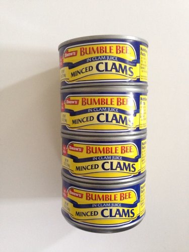 4 Set 4 Pack of Snow's Bumble Bee Minced Clams