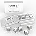 DILISS Stainless Steel Chilling Reusable Ice Cubes for whiskey, vodka, liqueurs, white wine and more, Pack of 8
