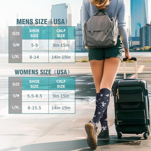 Image of Copper Compression Socks for Women & Men (6 pairs) - Best Support for Nurses, Running, Hiking, Recovery