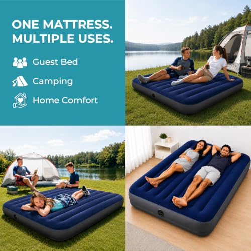 Toy Imagine Portable Inflatable Air Mattress Full Queen Size - Image 7