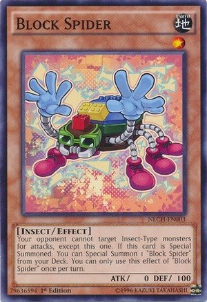 YU-GI-OH! - Block Spider (NECH-EN003) - Los Nuevos Challengers - 1ª Edición - Común