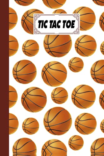 Tic Tac Toe: Games Fun Activities for Kids / Paper & Pencil Workbook for Games, Smart gifts for Family | Basketball Cover by Daniel Lloyd image 2