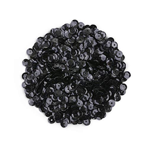 image for Naler 2800 Pieces 6MM Loose Sequins Cup Sequins Embroidery Sequins Iri