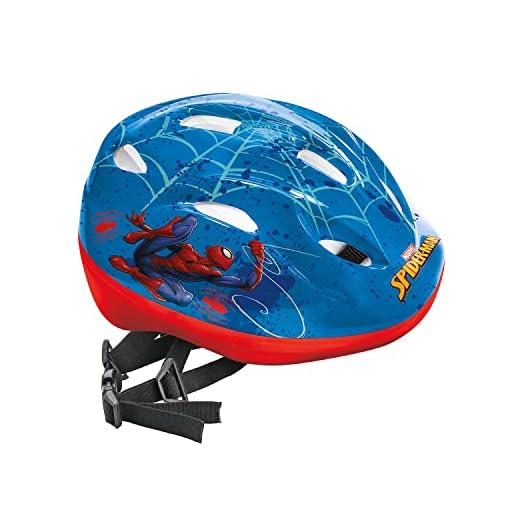 Mondo Toys - Kinder Fahrradhelm Design Spider-Man - 28619, 52 - 56 cm