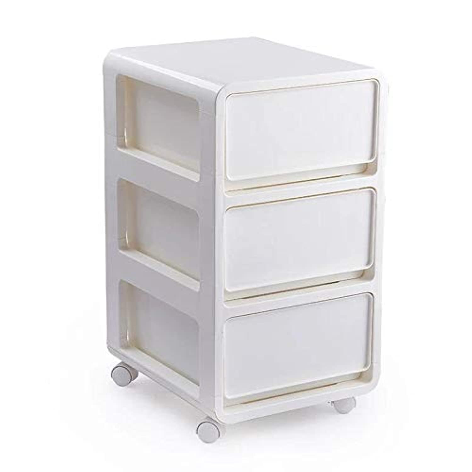 Three-tiered drawer organizer storage cabinet removable clothes storage box bathroom kitchen bedroom storage