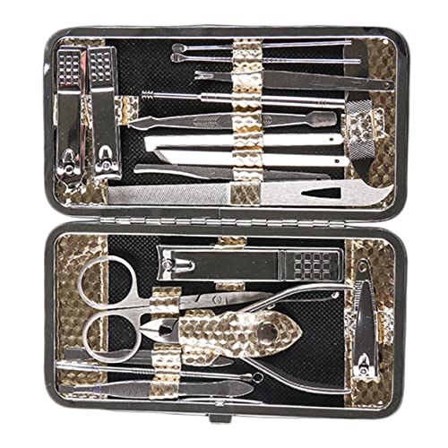 Didiseaon Nail Trimmer Set 19pcs Manicure Kit for Women Fingernail Kit Nail Cutter Tool