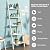 Tangkula 5-Tier Ladder Shelf, Wall-Leaning Bookshelf w/ Open Shelves, Sloping Plant Flower Stand, Storage Display Organizer Rack, Multifunctional Bookcase for Living Room, Home & Office (White)