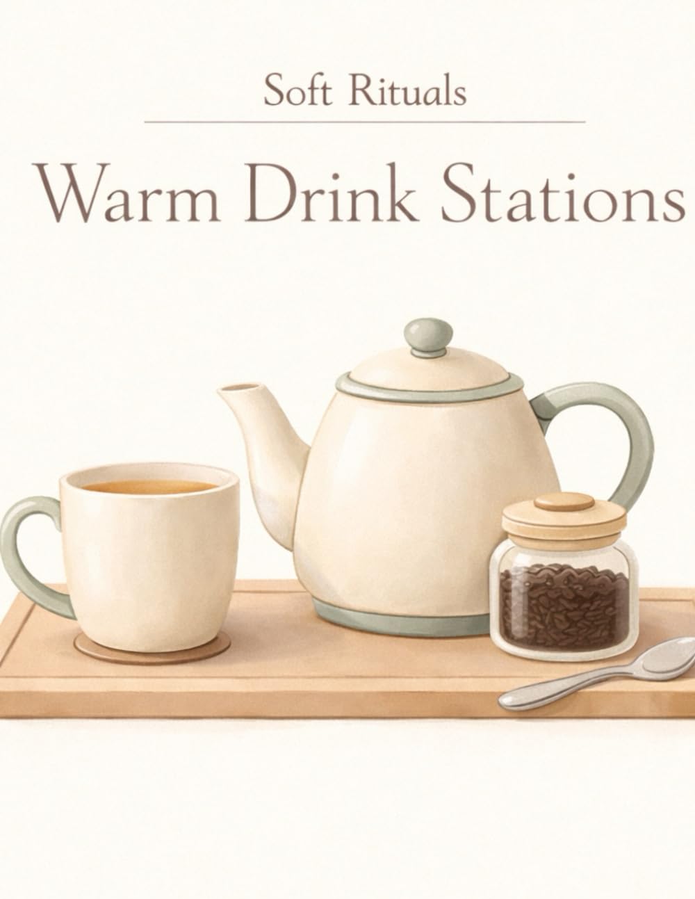 Soft Rituals: Warm Drink Stations: An Adult Coloring Book for Relaxation and Stress Relief